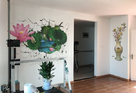 通海墙体彩绘相比墙纸的优势。